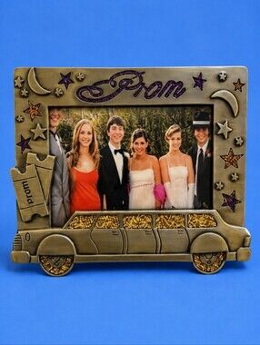 3/$30 Prom Limousine 4" x 6" Metal Picture Frame NWOT